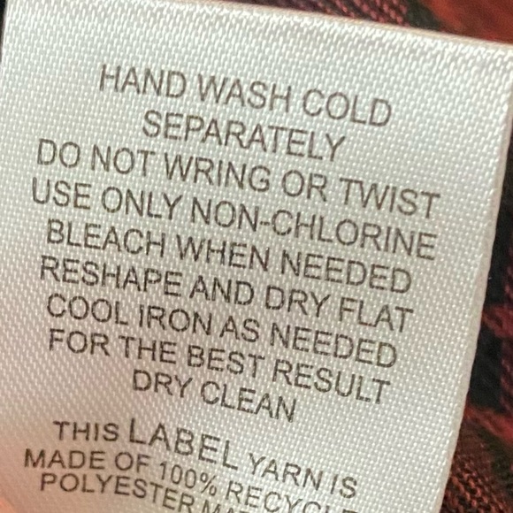 NWT Lucky Brand | Red & Black Plaid Button Down Flannel Shirt Mini Dress, L - Picture 9 of 10